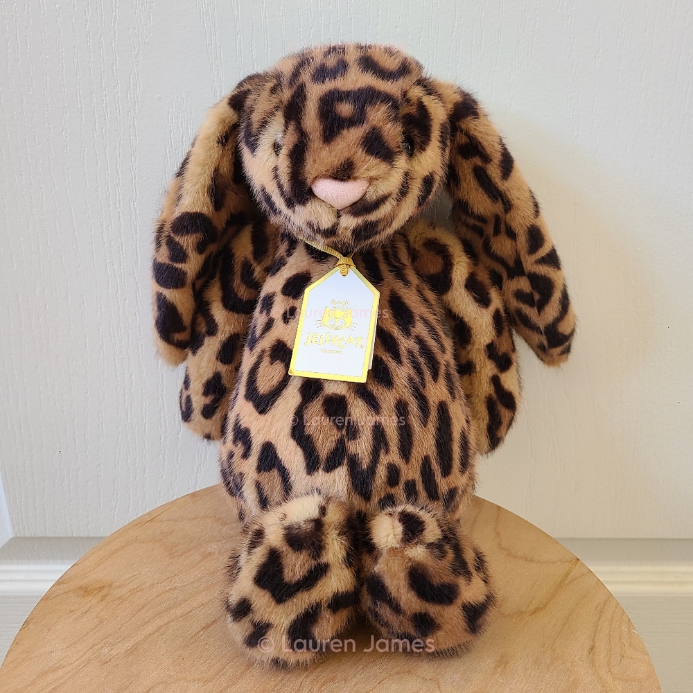 Jellycat Cobblehop Leopard Print Bunny Ruby Cruiser Exclusive